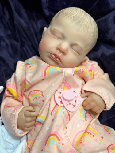 Realistic Reborn Baby Doll: 20 Inch Handmade Weighted Newborn